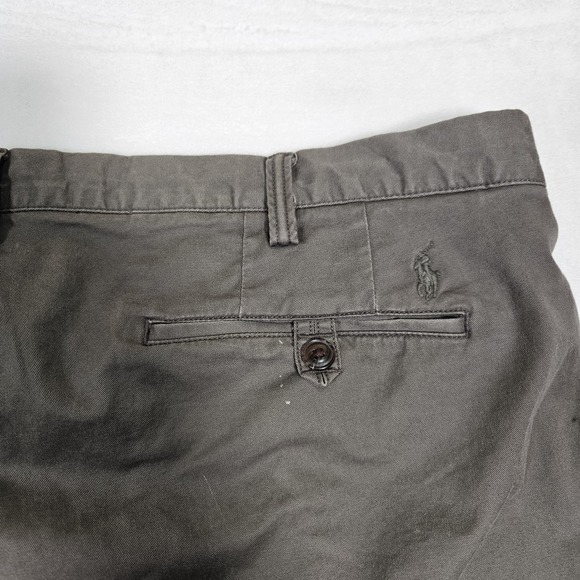 Polo Ralph Lauren Pants Mens 40X32 Gray Stretch Straight Leg Relaxed Fit Chino - Picture 6 of 11